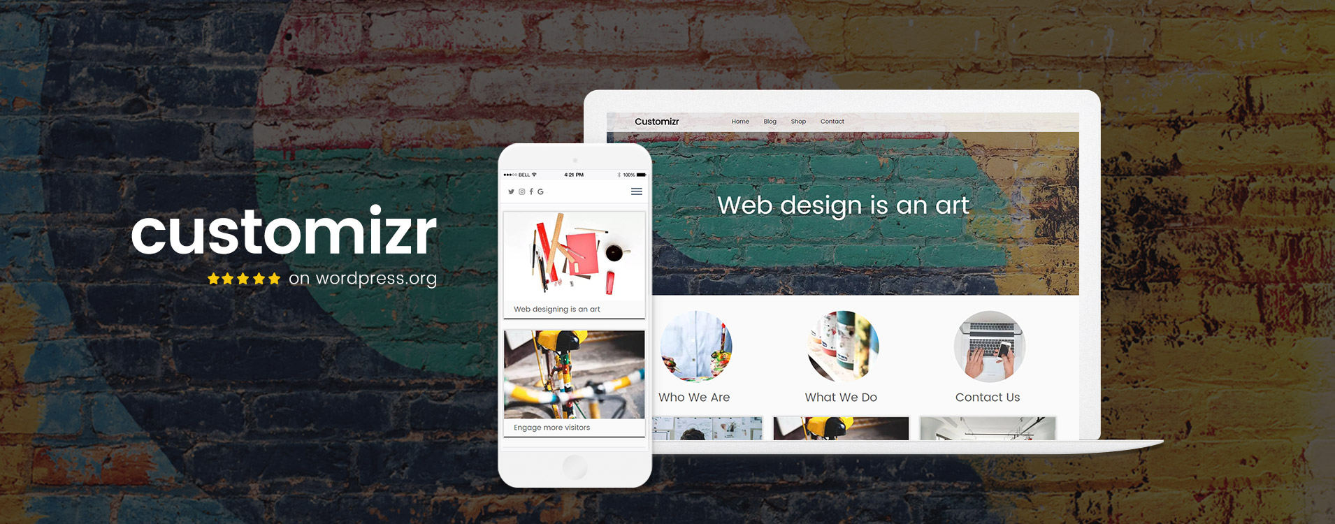 Customizr is een strak responsive thema